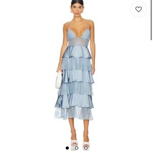WeWoreWhat Tiered Midi Dress